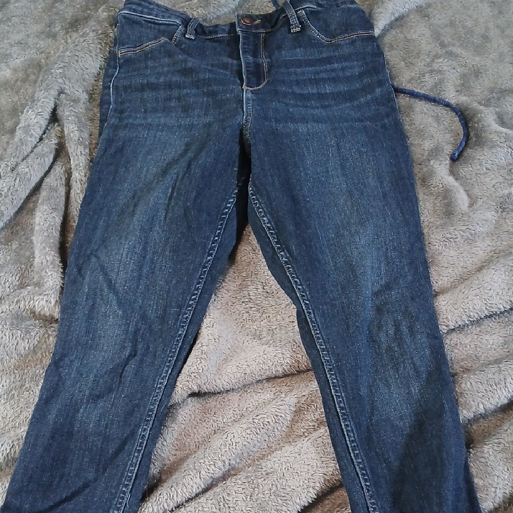 Women's Straight Leg Jeans - Blue